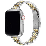 Stainless Steel Strap For Apple Watch Ultra 2 Band 49mm 42mm 44mm Metal Bracelet iWatch Series 9 8 7 6 SE 5 4 3 Women 45mm 41mm MartLion Silver G 38 40 41mm CHINA