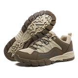 Hiking Shoes Men's Mesh Sneakers Breathable Black Mountain Boy Autumn Summer Work Aqua Outdoor Mart Lion 863 brown 40 