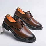 Men Shoes Office Social Shoes Male Party Weeding Shoes Men Shoes Men MartLion Brown 41 