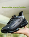 Indestructible Safety Shoes Men's Industrial Work Boots Anti-smashing Puncture Proof Working Sneakers MartLion   