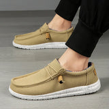 Men Casual Shoes Slip on Canvas Loafers Walking Flats for Man MartLion   