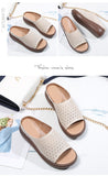 Women Platform Slippers Summer Thick Platform Wedges and Fish Mouths Roman Shoes Casual Sandals Mart Lion   