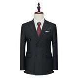 Handsome 100 Peacock Tail  Men's Suit Coat Casual Polyester  Four Seasons  Blazers Smart Casual MartLion black M (EUR XXS) 