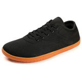 Men's Casual Sports Barefoot Shoes Minimalist Cross-Trainer Wide Toe Walking Zero Drop Sole Trail Running Sneakers MartLion A038 Black 36 