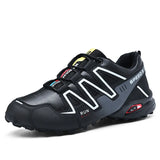 Sneakers Men's Hiking Shoes Outdoor Sports Low-top Non-slip Wear-resistant Running Trail MartLion 8-1 black 39 CHINA