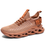 Men's Shoes Sneakers Breathable Running Mesh Tenis Sport Waling Sneakers Mart Lion Beige 41 