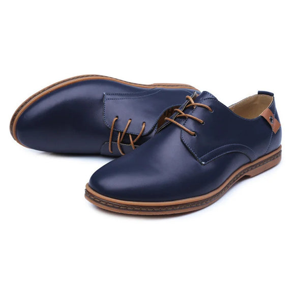  Split Leather Men's Casual Shoes Driving Moccasins Slip On Loafers Men's Flat MartLion - Mart Lion