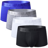 4PCS Boxer Panties Men's Underwear Boxershorts Ropa Interior Hombre Calzoncillos Breathable Hombre Modal Cuecas Mascilinas Mart Lion 445-Each color M 