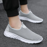 Shoes for Men Slip on Casual Breathable Mesh Outdoor Non Slip Lazy Shoes Lightweight  Men Shoes MartLion   