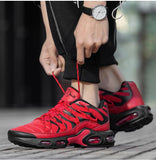 Men's Running Shoes Breathable Outdoor Sports Mesh Absorption Air Cushion Sneakers Lace-Up Tennis Gym MartLion   