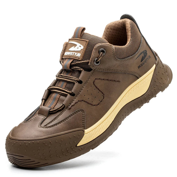 Safety Shoes Men's Insulation 6kv Welder Composite Toe Work Anti-smash Anti-puncture Indestructible MartLion JB676-Khaki 36 
