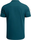 Summer Men's V-neck shirt Short-Sleeved T-shirt Cotton and Linen Led Casual Breathable tops Mart Lion   