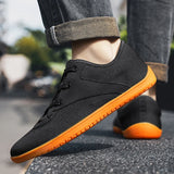 Men's Casual Sports Barefoot Shoes Minimalist Cross-Trainer Wide Toe Walking Zero Drop Sole Trail Running Sneakers MartLion   