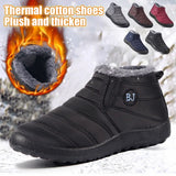Men's Boots Waterproof Winter Lightweight Snow Thick Warm Shoes Unisex Ankle Boots Slip On Casual MartLion   