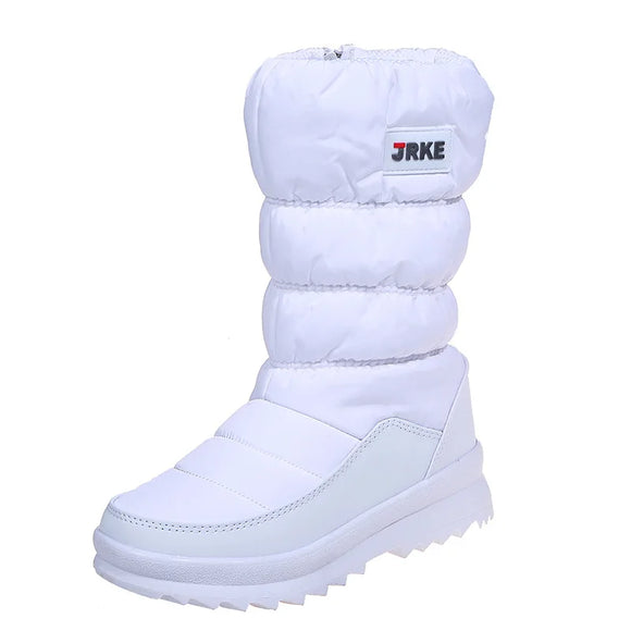 Winter Keep Warm Shoes Anti-slip Snow Boots Thickened Cotton Shoes Warm Tube Cold Resistant Mid Tube MartLion