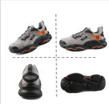 Safety Shoes Men's Protective Steel Toe Boots Male Anti-smashing Work Industry Indestructible Sneakers MartLion   