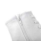 Korean Version Casual Canvas Shoes Inner Zipper Rubber Short Sleeve Women's Sports MartLion   