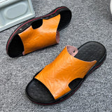 Men's Slides Slippers Summer Outside Men Sandals Breathable Classics Beach Slipper Flip Flop Anti-slip Casual Mens Shoes MartLion