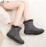 Snow Women Boots Women's Boots Waterproof Women Shoes Zipper Shoes Woman MartLion   