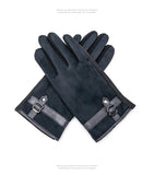 Winter Men's Cycling Gloves Outdoor Running Motorcycle Touch Screen Fleece Gloves MartLion   