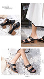 Summer Women Shoes High-heeled  Designer Sandals Platform Mart Lion   