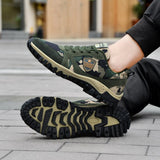 Hiking Shoes Woman Sneakers Men's Sports Unisex Canvas Camouflage Field Female Footwear Couples Running Walking Mart Lion   