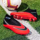  Men's Football Boots TF FG Soccer Field Shoes Breathable Cleats Training Non-slip Footwear Sport Wear-Resistant MartLion - Mart Lion