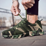  Summer Casual Shoes Mesh Camouflage Men's Shoes Breathable Sneakers Non Slip Damping Outdoor MartLion - Mart Lion