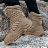 Men's Winter Snow Boots Warm  Shoes Men's Outdoor  Sports Shoes with Fleece Men's Boots MartLion   