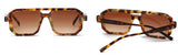 Candy Color Sunglasses Unisex Double Beam Anti-UV Spectacles Square Eyeglasses Google MartLion   