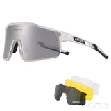 Cycling Glasses TR90 Frame Men's Women Outdoor Sports Sunglasses Cycling Driving Baseball Running MartLion 13 4lens 