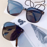 Folding Sunglasses Women Polarized Sun Glasses Men's Night Vision Driving Eyewear Portable Sunglass  Glasses Case MartLion A4 Other 