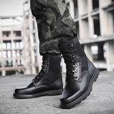 Men's Tactical Boots  Marten Boots Work Safety Steel Toe Male Shoes MartLion   