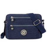 Waterproof Nylon Women Messenger Bags Small Purse Shoulder Female Crossbody Handbags Bolsa Tote MartLion Dark blue 25x17x9cm 