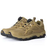 Men's Ultralight Breathable Mesh Sports Shoes Outdoor Camping Hiking Hunting Climbing Tactical Military Training Boots MartLion Khaki 6.5 