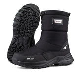 Men's Winter Boots Outdoor Walking Footwear Non-slip waterproof Snow Warm plush Winter Shoes degrees MartLion   