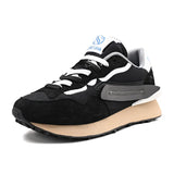 Casual Sneakers Men's Retro Running Shoes Designer Training Sneakers Orange Platform MartLion Black BF37 40 CHINA