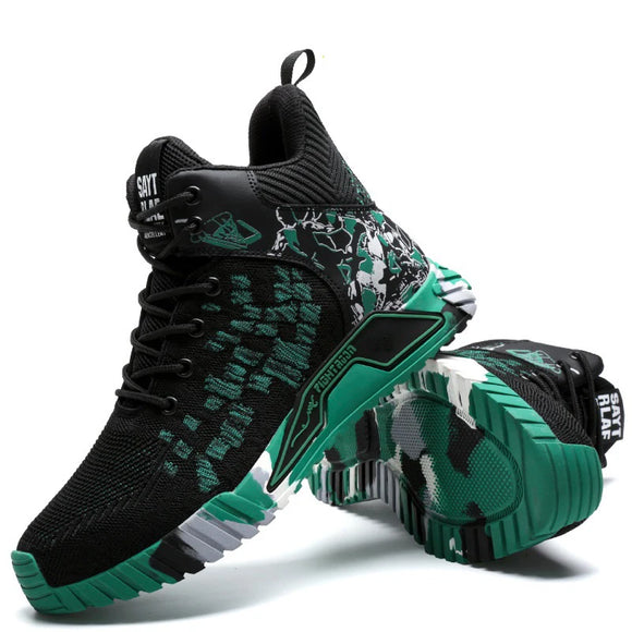 Work Safety Boots Men Work Shoes Steel Toe Safety Shoes Men lightweight Indestructible Boots Anti-puncture Work Sneakers Male MartLion