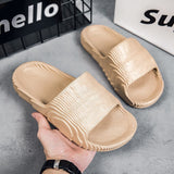 Summer Breathable Men's Slippers Outdoor Casual Shoes Slip On Unisex Sneakers Non-slip Bathroom Lightweight Sneakers Mart Lion   