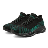 Men's Sneakers Mesh Breathable Sports Casual air cushion Shoes Men's Running Zapatilla Hombre Zapatos Mart Lion Green 39 
