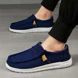 Men Casual Shoes Slip on Canvas Loafers  Walking Flats  Man  Non Slip Soft Moccasins Sneakers Summer MartLion   