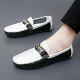 Classic Loafers Shoes Men's Flat Casual Leather Slip-on Driving Mocasines Hombre MartLion   