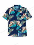 Floral Shirts Men's Shirts Hawaiian Casual Camp Vocation Beach Blouse MartLion