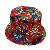Super Mario Hat Anime Peripheral Cartoon mario Luigi Leisure Adult Outdoor Sunscreen Sunshade Fisherman Hat Holiday Gift MartLion 12 56-58cm 