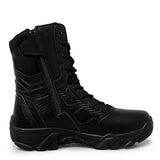 Men's Tactical Military Boots Casual Shoes Leather Army Motorcycle Ankle Combat Black Militares Hombre Mart Lion   