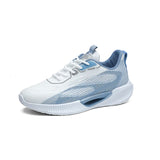 Lightweight Mesh Casual Shoes Outdoor Breathable Men's Sneakers Running Trendy Footwear MartLion ON123-white blue 39 