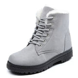 Women's Boots Winter Boots With Snow Boots Bota Platform Booties For Women Winter Shoes MartLion Grey 40 