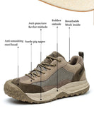 Men's Safety Shoes Women Indestructible Steel Toe Work Indestructible Sneakers Non-slip Protective Work Boots MartLion   