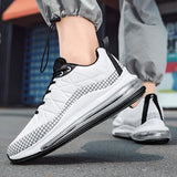 Men's Air Cushion Sneakers Rubber Skidproof Outsole Running Shoes Breathable Mesh Sports Jogging Zapatillas Mart Lion   