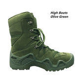 Men's Military Boot Combat Shoes Tactical Army Work Safety Hiking MartLion High--green 39 